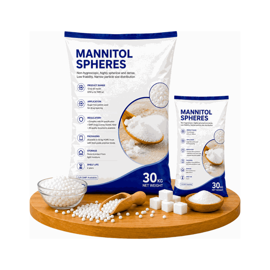 Mannitol Spheres
